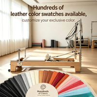 MJD W23A Système multifonction deux-en-un en bois d'érable durable pour Pilates, Reformer et Tour Semi-Élevée, idéal pour Studio de Yoga, Fitness et Pilates