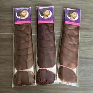 Extensions <span class=keywords><strong>de</strong></span> tresses synthétiques Jumbo 82 pouces à prix abordable, cheveux à crocheter pour femmes noires, ombrés et sans nœuds - Product Image 2