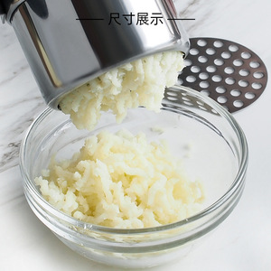 Stainless Steel Potato Masher 304 Manual Masher For Baby Food Kitchen Tool Reusable - Product Image 1