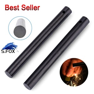 6 pulgadas Camping Survivalist en forma de U Striker Ferro Rod Magnesio Flint Fire Starter para equipo de supervivencia de bolsillo - Product Image 6