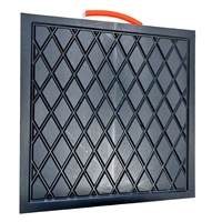 Plaques de support de grue en plastique technique UHMWPE de haute qualité, patins de support de grue robustes, patins de stabilisation robustes
