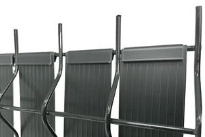 LIYUAN Bande de protection de la vie privée en PVC <span class=keywords><strong>Springos</strong></span> de 4,75 cm x 60 m par rouleau avec 100 clips pour panneau de clôture 3D - Product Image 4