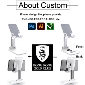 Custom Logo Adjustable <b>Tablet</b> Desk Friendly <b>Holder</b> Cell Phone Stand - Product Image 2