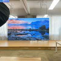Écran LED d'intérieur couleur pleine, installation fixe, panneau vidéo mural, armoire de service frontale pour musée et galerie
