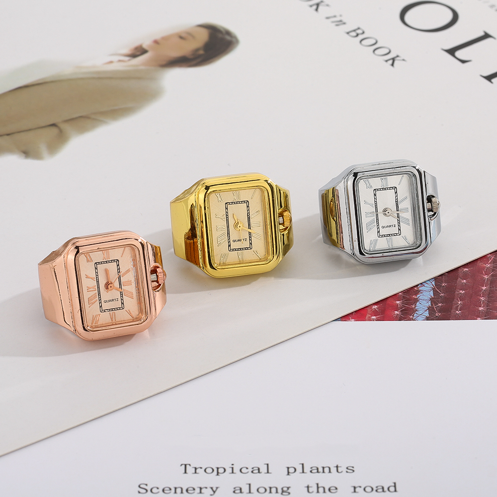 JewelryWe Dameshorloge, eenvoudig en modieus, ultra helder en gemakkelijk te lezen, grote digitale wijzerplaat, praktisch horloge met elastische band, bloemenprint, gemakkelijk te dragen, zwart