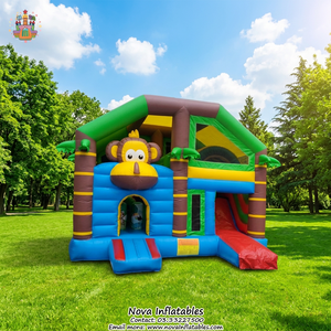 Château gonflable Nova de qualité commerciale certifié CE, combo OEM, trampoline à thème - Product Image 2