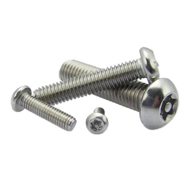 A2 A4 Stainless Steel SS304 SS316 Torx Pan/Button Head Security Anti theft screw