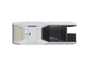 Cabine spatiale civile portable pour les voyages <span class=keywords><strong>en</strong></span> <span class=keywords><strong>famille</strong></span> <span class=keywords><strong>vacances</strong></span> insonorisée prix bon marché d'usine pour l'immeuble de bureaux maison hôtel villa - Product Image 2