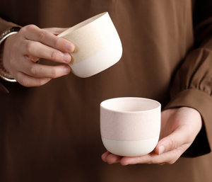 Taza de Té Japonesa Retro de Cerámica de 5oz, Hecha a Mano con Esmalte Reactivo, Taza de Té Kung Fu, Taza Pequeña para Espresso - Product Image 6