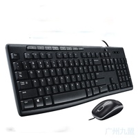 Logi Home Tech bureau USB clavier souris ensemble Original MK120 universel affaires Combo pour ordinateur portable LED rétro-éclairé souris