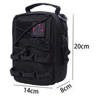 Sac de ceinture tactique portable Litai Oxford pour le camping, la chasse, les urgences, camouflage, téléphone portable