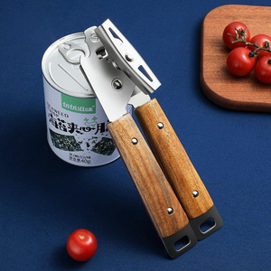 Vente en gros de gadgets de cuisine Syh319, éplucheur en acier inoxydable, écraseur de pommes de terre, multifonctionnel pour légumes et fruits, avec manche en bois - Product Image 5