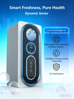 Distributeur automatique d'eau purifiée et froide à osmose inverse, à monnayeur, en libre-service, avec UV et SDK, 400GDP 800GDP, très demandé