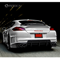 Pare-chocs arrière de style Vs, kit carrosserie en fibre de carbone, aileron arrière pour Porsche Panamera 970