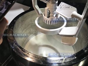 Vacuum Emulsifying High Shear Mixing Cosmetic Thick Lotion Toothpaste Homogenization Emulsifying <strong>Machine</strong> - Product Image 5