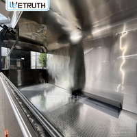 Wetruth Camion de restauration mobile, Camion de restauration avec rôtissoire, Camion de restauration pour pizzas, Camion de restauration pour cocktails et crêpes, Camion de restauration aux fraises, Remorque de cuisine mobile
