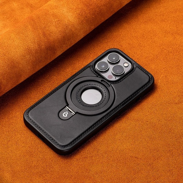 Business-style High-end Shockproof Artificial Leather Mobile Phone Case for Without Holder