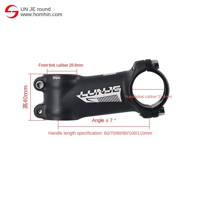 LUNJE Bicycle Parts Degree Angle Riser Mountain Bike Stem