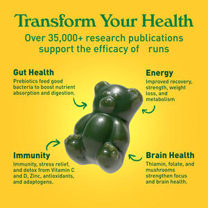 Gummies Multivitaminées Super Greens Naturelles Saveur Épices & Herbes Sachet <span class=keywords><strong>de</strong></span> 28 Unités Végétaliennes Sans Sucre Personnalisation OEM Disponible - Product Image 4