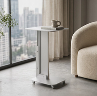 Table d'appoint mobile en métal, table d'angle pour canapé, table d'angle pour salon, table de balcon antirouille, table basse