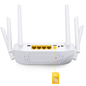 ความเร็วไวไฟ 300mbps เสาอากาศ 6 ต้น และช่องใส่ซิมการ์ด 4G  เราเตอร์ไร้สาย <span class=keywords><strong>Lte</strong></span> Cpe  เราเตอร์ไวไฟ 4G พร้อมช่องใส่ซิมการ์ด - Product Image 3