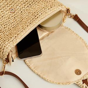 Sac de plage d'été pour femmes, sac à main <span class=keywords><strong>en</strong></span> crochet à la main, bandoulière longue, vente <span class=keywords><strong>en</strong></span> gros d'usine, sac messager pour femmes - Product Image 5