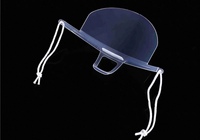 Vente en gros de couvre-nez et couvre-bouche de sécurité réutilisables transparents anti-salive pour le personnel de restauration