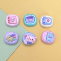 100 Breloques en Résine Animaux Kawaii pour Slime, Accessoires DIY pour Enfants, Ornements Mignons à Dos Plat, Décoration de Coiffure et Embellissement