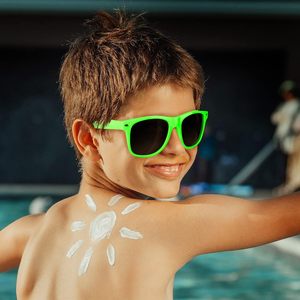 Wholesale Promotional Plastic Custom logo Uv400 Men Women Shades Sun Glasses <b>Sunglasses</b> for Summer Beach Pool Birthday Wedding - Product Image 2
