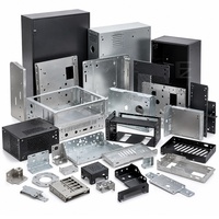 Boîtier de serveur IA en tôle sur mesure pour GPU, avec panneau frontal, oreilles de montage en rack et cadre interne