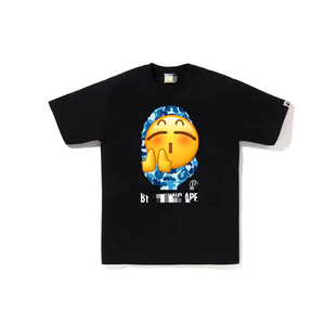 T-shirt a maniche corte di marca giapponese trendy con stampa testa di <span class=keywords><strong>scimmia</strong></span> mimetica, estiva, casual, sportiva, antibatterica - Product Image 4