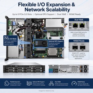 Servidor <span class=keywords><strong>Dell</strong></span> PowerEdge <span class=keywords><strong>R530</strong></span> 2U para Montaje en Rack, 2 Sockets, Procesador Intel Xeon, en Stock, 3 Unidades - Product Image 4