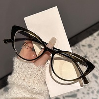 85010 Lunettes de mode classiques œil-de-chat anti-lumière bleue TR90, lunettes de luxe universelles pour femmes, Gafas Que Bloquean La Luz Azul