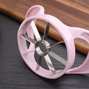 Coupe-pommes créatif en acier inoxydable, trancheuse à fruits manuelle, diviseur, évideur en PP pour usage domestique en cuisine, outils métalliques pour légumes - Product Image 3