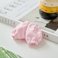 Pantalon coloré en peluche de 15 cm pour poupée de dessin animé, accessoire de sac à dos pour ensembles de vêtements de poupée DIY