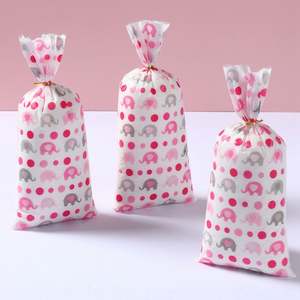Elefante rosa y azul <span class=keywords><strong>bolsas</strong></span> <span class=keywords><strong>de</strong></span> plástico <span class=keywords><strong>para</strong></span> dulces bolsa <span class=keywords><strong>de</strong></span> galletas <span class=keywords><strong>para</strong></span> Baby Shower género revelar niños decoraciones <span class=keywords><strong>para</strong></span> fiesta <span class=keywords><strong>de</strong></span> cumpleaños - Product Image 3