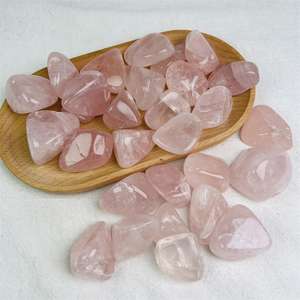 Pietre preziose naturali all'ingrosso espositore di pietre di caduta di cristallo di quarzo <span class=keywords><strong>rosa</strong></span> <span class=keywords><strong>rosa</strong></span> lucido per la decorazione - Product Image 5