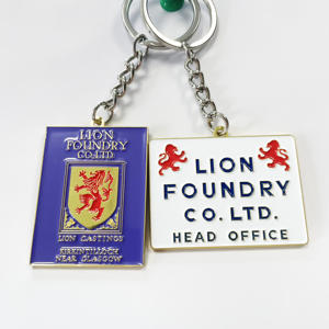 Porte-clés en métal personnalisé, fabrication directe en Chine, fabricant <span class=keywords><strong>de</strong></span> porte-clés en émail personnalisés, création <span class=keywords><strong>de</strong></span> logo sur porte-clés en métal - Product Image 3