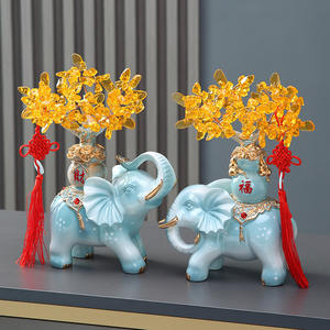 <b>Elephant</b> ornament high-end home living room wine cabinet TV cabinet decoration housewarming <b>gifts</b> - Product Image 1