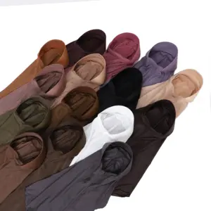 Kuala Lumpur Trendy Supplier Full Cover Yarn Islamic Sports Muslim One Piece Tudung Borong Women Ready To Wear Instant Hijab
