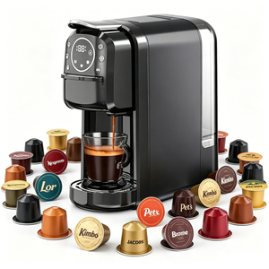 เครื่องชงกาแฟแคปซูลอัตโนมัติแบบดิจิตอลหน้าจอสัมผัส OEM 19 บาร์ พร้อมฟังก์ชั่นหลากหลายสำหรับชงเอสเพรสโซ - Product Image 2