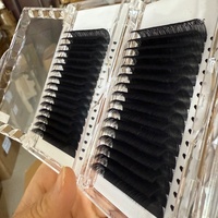 Extensions de cils volume 0.05 0.07, effet naturel, effet éventail, ultra-douces, faciles à poser, pour un volume intense, faux cils DIY
