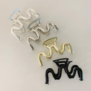 กิ๊บติดผมโลหะสีดำทองแบบด้าน ประดับกลิตเตอร์ สำหรับผู้หญิง แบบใหม่ ขนาดใหญ่ จับผมแน่น ไม่ลื่น สำหรับสาวๆ - Product Image 6