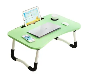 가정 사무실 나무로 되는 Foldable 노트북 책상, 조정가능한 구멍 책상을 가진 휴대용 조정가능한 컴퓨터 테이블 (고도),foldable 현대