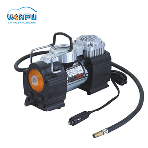 חם מכירה נייד כסף/זהב 12v צילינדר כפול צמיג רכב מתכת מתנפחים מדחס אוויר ללא רמת רעש - Product Image 2