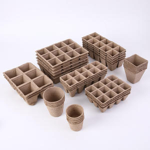 Pots d'ensemencement de fleurs <span class=keywords><strong>en</strong></span> pâte à papier biodégradable écologique Pots de plantation Pots de tourbe <span class=keywords><strong>pour</strong></span> chaîne de traînée de serre - Product Image 2
