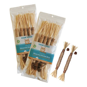 100% naturale <span class=keywords><strong>Matatabi</strong></span> bastoncini di Silvervine per la pulizia dei denti giocattolo per la masticazione dentale Silvervine bastoncini per gatti giocattolo - Product Image 1