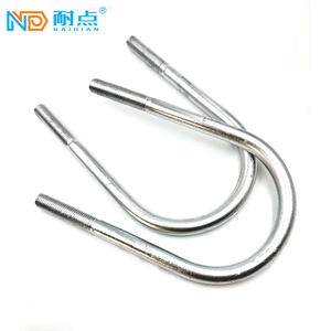 Ancre à expansion en forme de J/U en acier au carbone de grade 4.8 avec tête plaquée zinc jaune pour mur en béton - Product Image 1