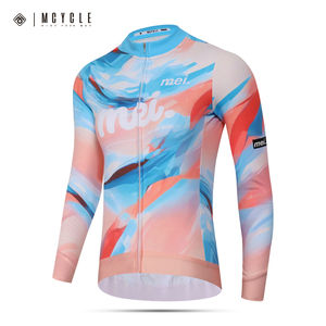 Mcycle OEM ODM Maillot thermique de cyclisme pour femmes Logo personnalisé Manches longues Vêtements d'<span class=keywords><strong>hiver</strong></span> en polaire respirante Vêtements de vélo - Product Image 1