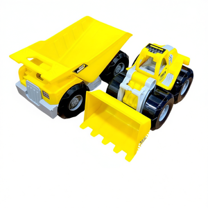 Juego de Juguetes de Construcción para Niños, Camión Volquete y Cargadora, Vehículos de Ingeniería de Plástico - Product Image 2